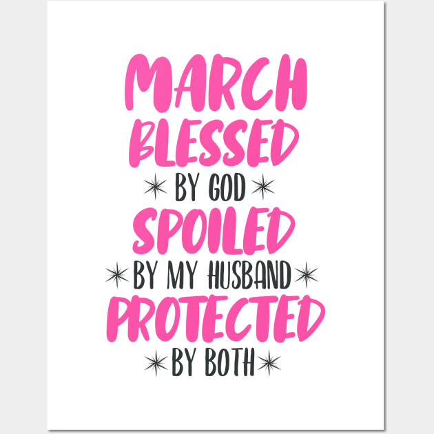 March Blessed Wall Art by PHDesigner